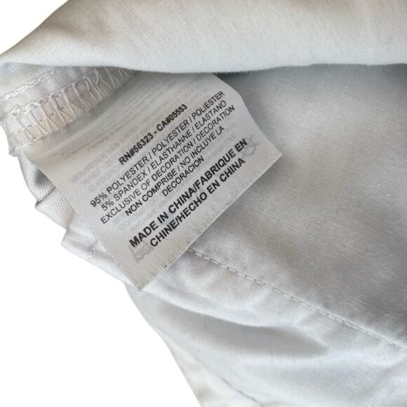 Nike Golf Off White Flat Front Dri-Fit Shorts - Size 36 - Picture 6 of 6